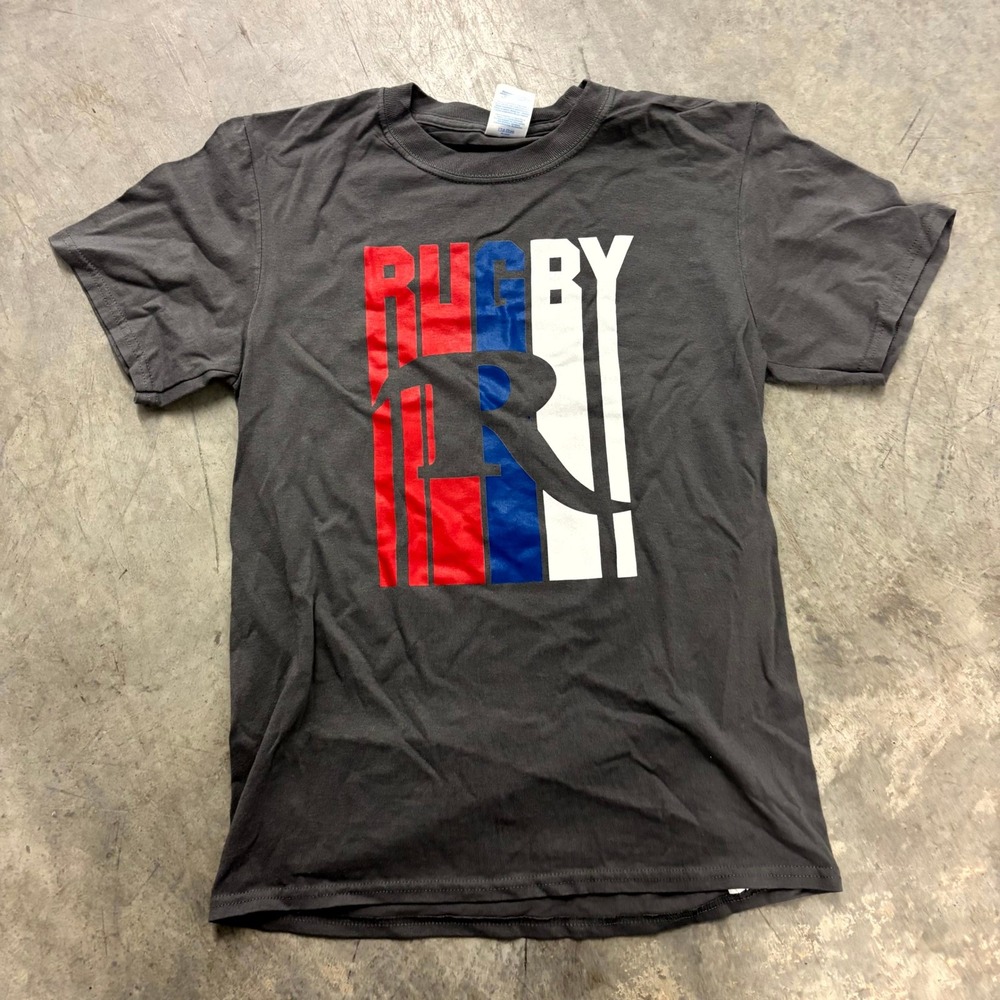 Port & Company Rugby Together We Lead Graphic T Shirt Gray Youth XL 18-20